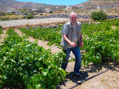 Yiannis Argyros of Artspace Winery, Santorini