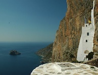 Monastery in Amorgos, Greece