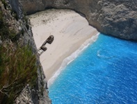 Zakynthos, Shipwreck beach