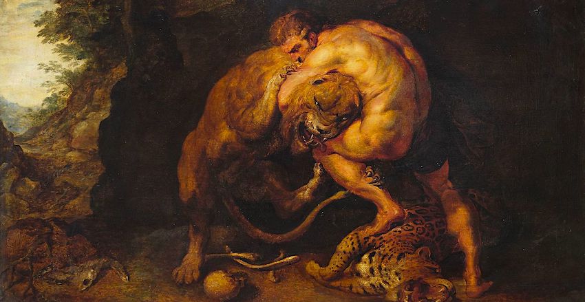 Heracles and the Nemean Lion