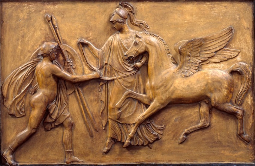 Minerva bringing Pegasus to Bellerophon
