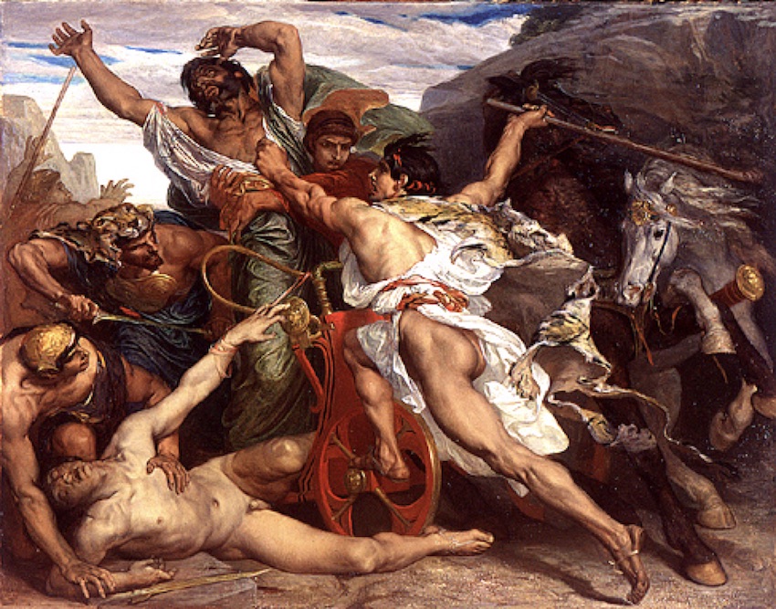 The Murder of Laius by Oedipus, by Joseph Blanc