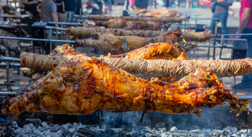 Greek holiday food