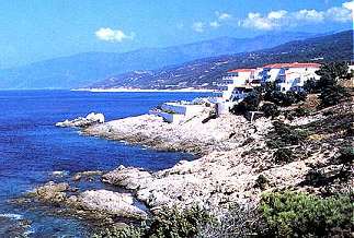 Overlooking the Aegean Sea