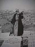 Rabbinical official in the Jewish Cemetery of Salonika, 1918