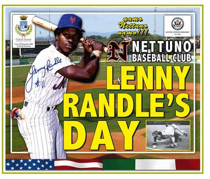 Lenny Randle Day in Italy