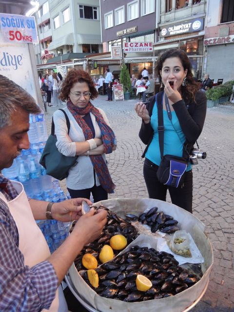 Mussels in Istanbul