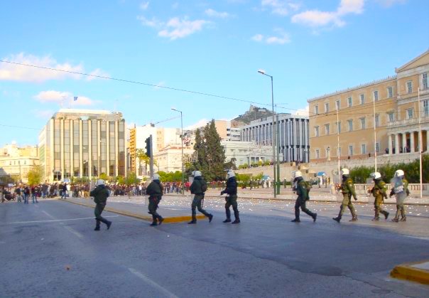 Riot police, Athens