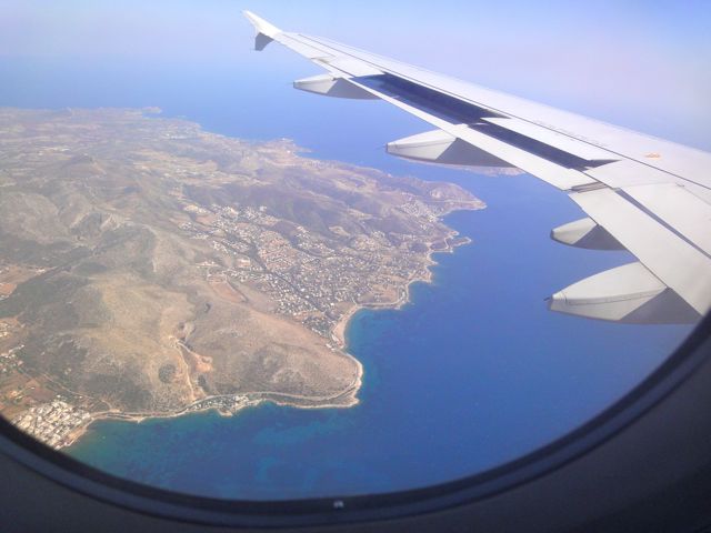 Matt Barrett's Greece Travel Blog: The Flight to Athens