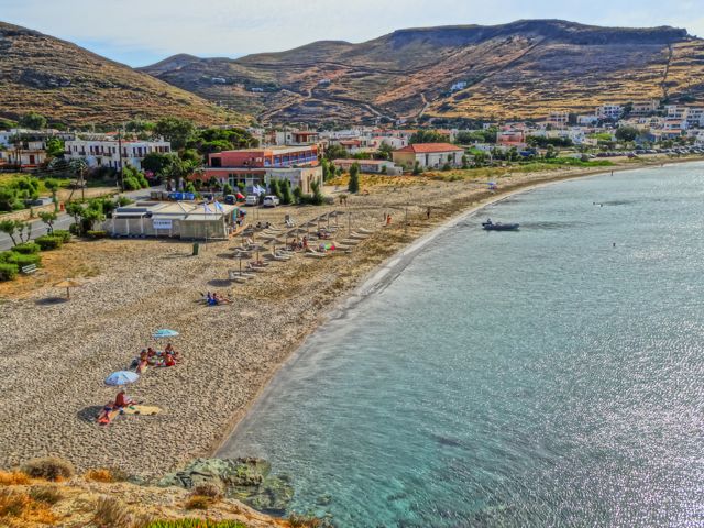 Korissia Beach, Kea, Greece