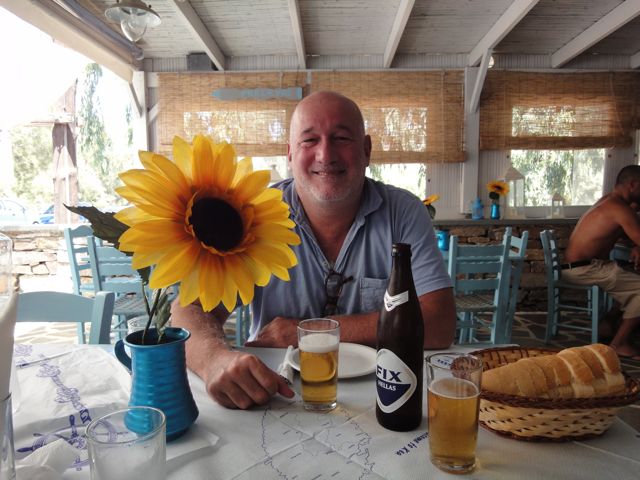 Matt in Kea, Greece