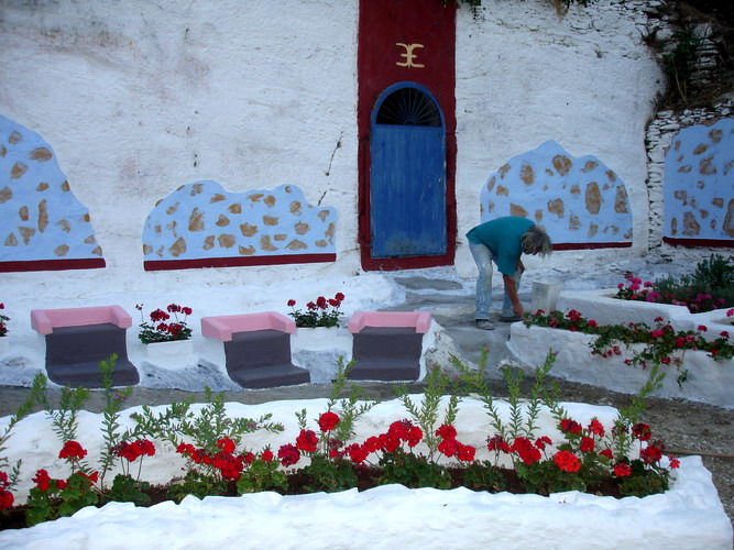 Garden of Dellapizza, Kea, Greece