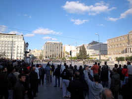 demonstrations, athens, greece, riots