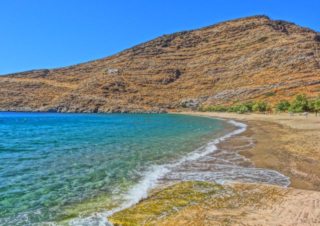 Pisses Beach, Kea, Greece