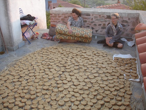 drying trachana