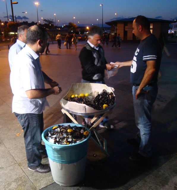 Mussels, Istanbul, Turkey