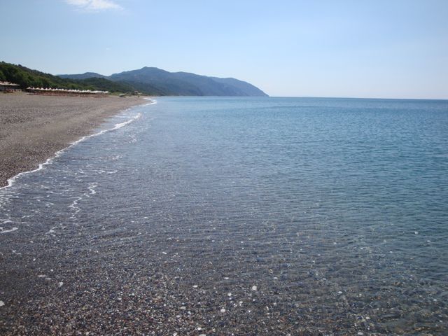 Vatera beach, Lesvos, Greece