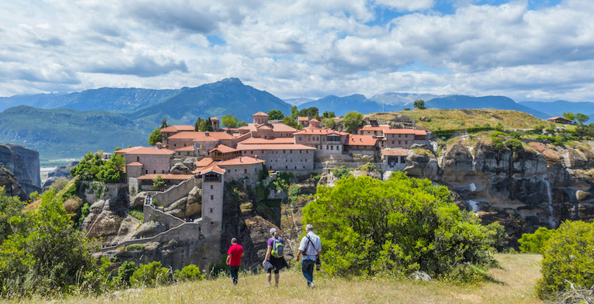 Hiking in Meteora