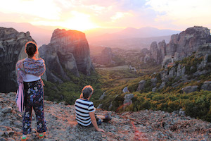 Hiking and Biking in Meteora