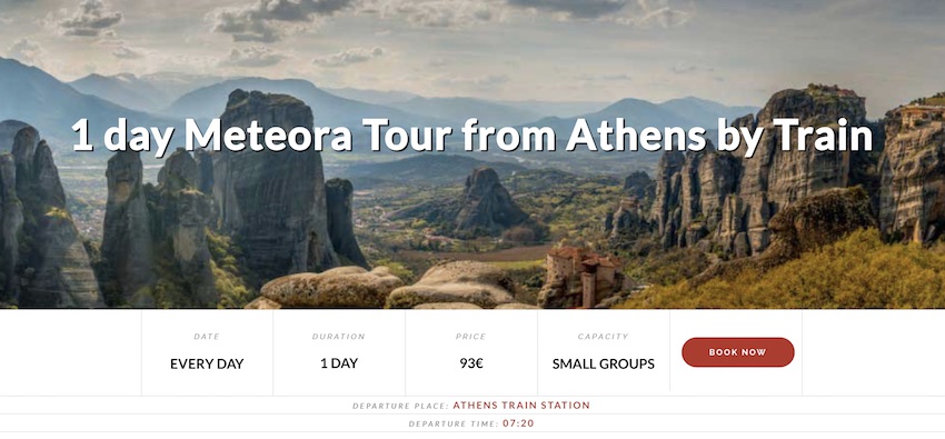 1 Day Meteora Tour