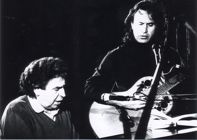 Mikis Theodorakis and George Dalaras