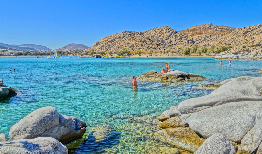 Kolimbithres Beach, Paros