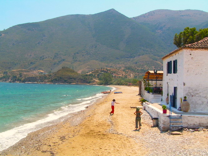 Beach in the Mani