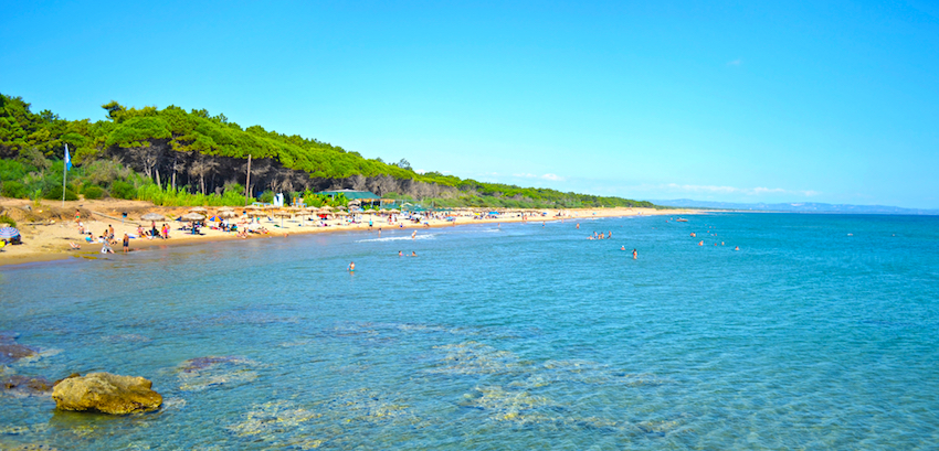 Beach in Ilia, Greece