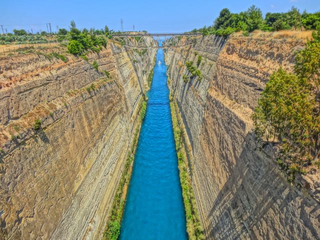 Corinth, canal, peloponnesos,