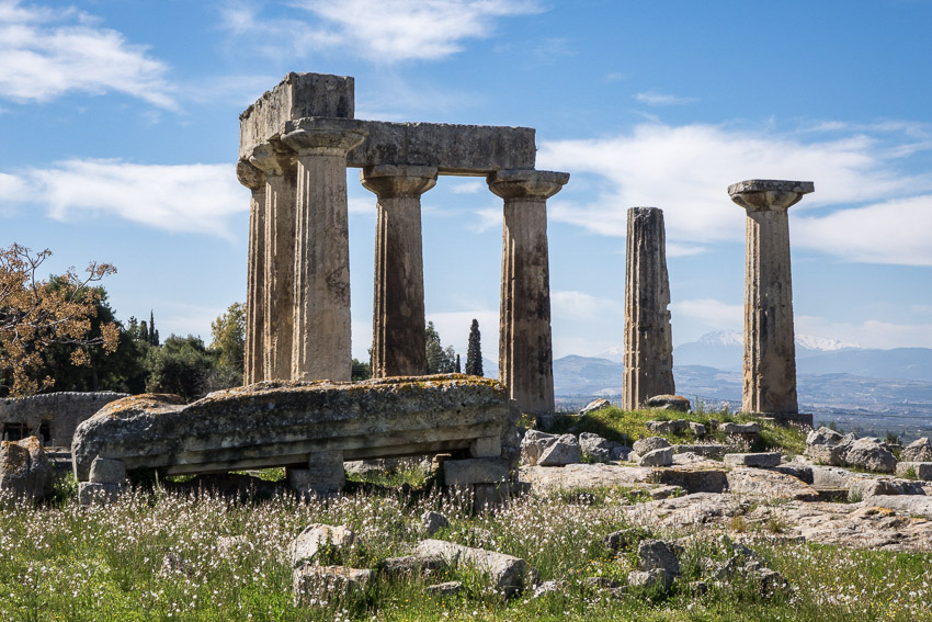 Temple of Apollo in Cornith