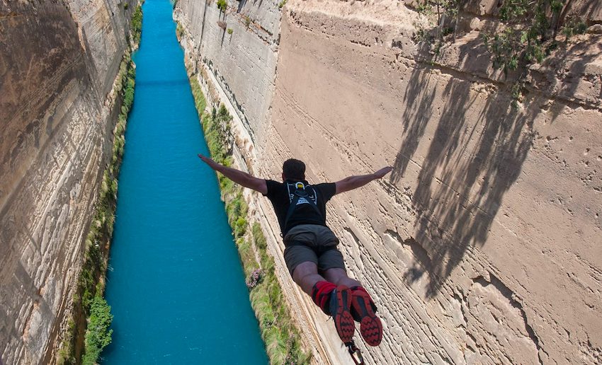 Corinth Canal Bungee Jumping