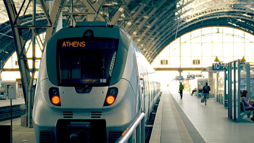 Greek railway