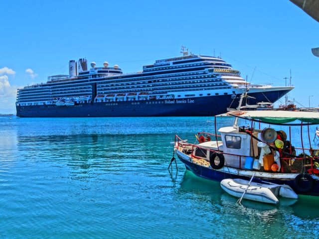 Holland America Cruise ship in Katakolo