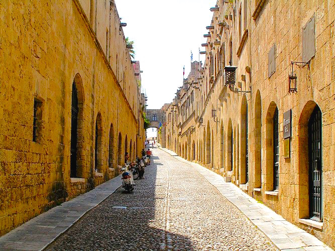 Rhodes Street of the Knights