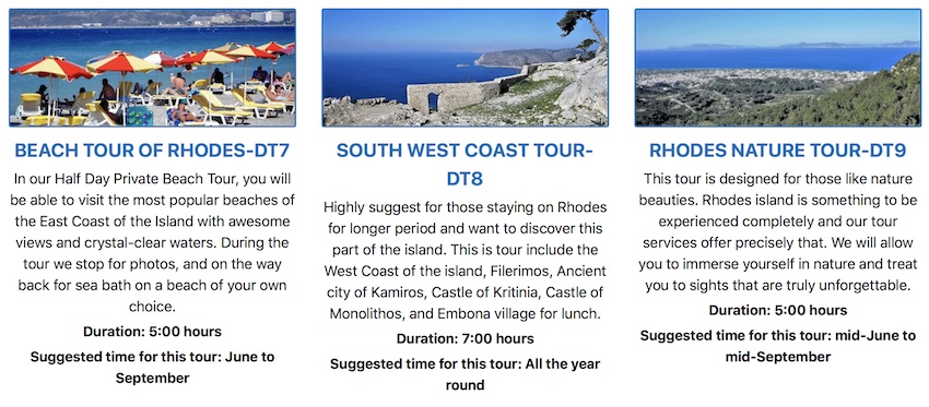 Rhodes Tours