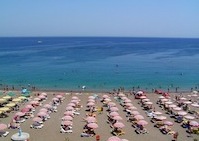 Beach, Rhodes, Greece