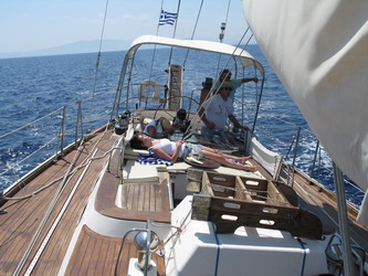 Sailing the Greek Islands on Caraya 2