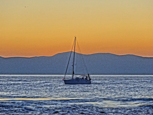 winter sailing in Greece