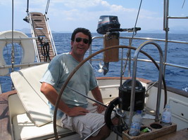 Sailing in Greece: Stefen Richter