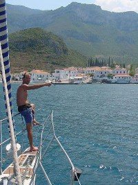 Sailing in Greece: BJ