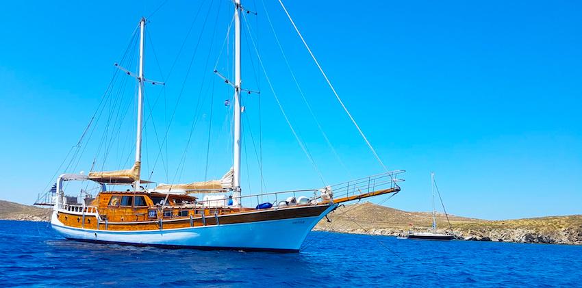 sailboat greek islands