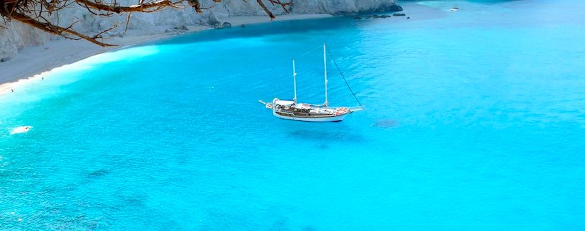 Greece sailboat