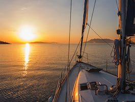 Sailing in Crete