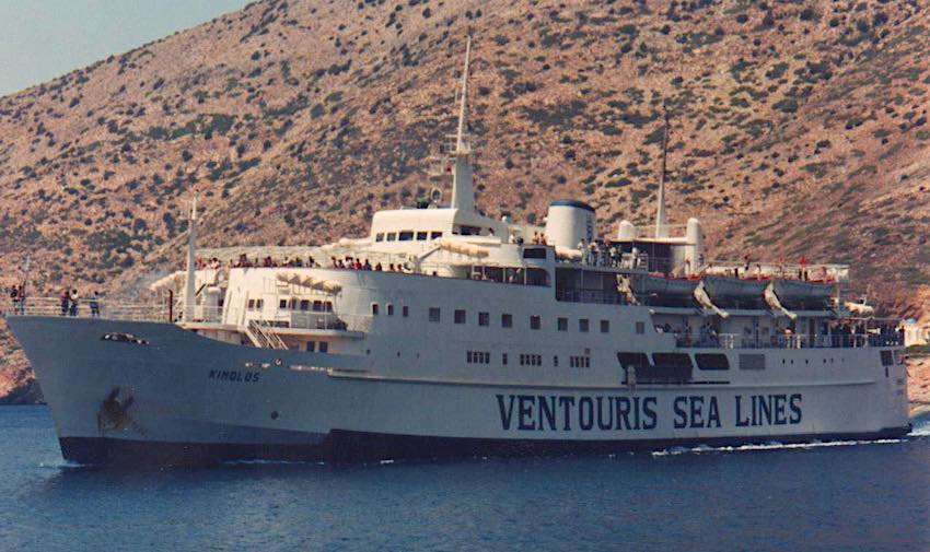 Greek ferry Kimolos