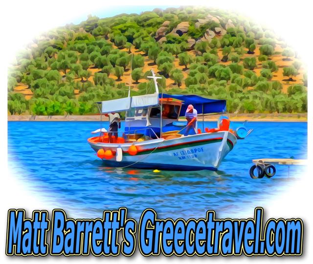 Greece travel fishingboat
