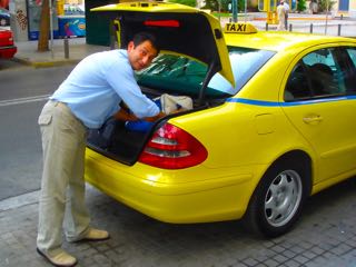 John, Taxi Driver in Greece