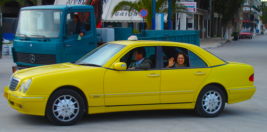 George the Famous Taxi Driver of Athens, Greece