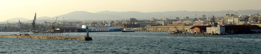 Thessaloniki, Greece harbor
