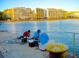 Thessaloniki fishermen