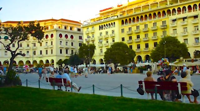 Aristotelous square, Thessaloniki, Greece